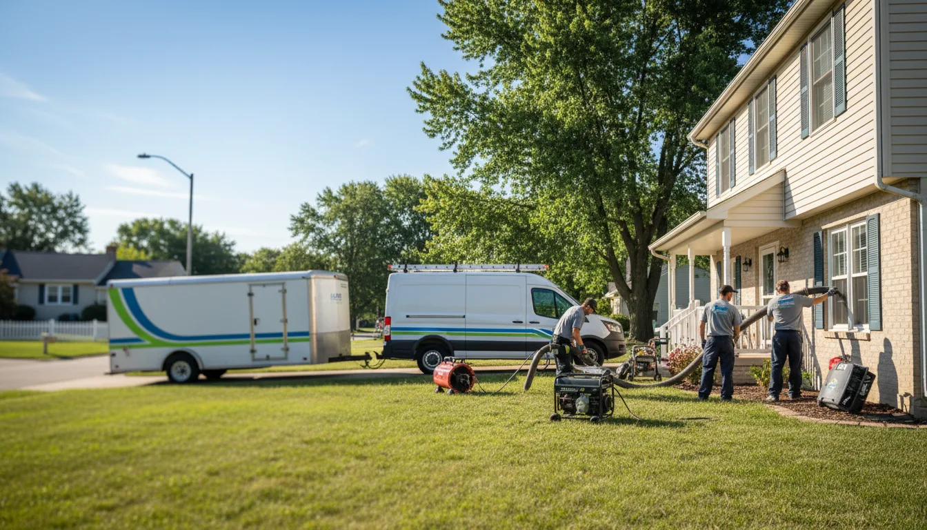 Flooded Basement Restoration And Cleanup With Repair in Marble, MN near me